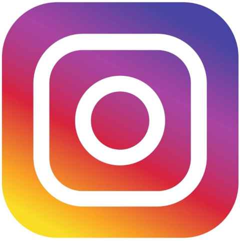 Purple and pink instagram logo